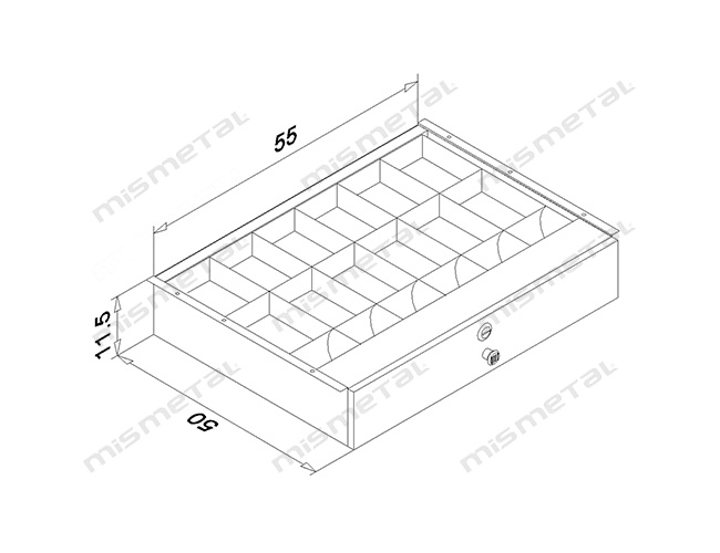 18 Bölmeli Para Çekmecesi teknik