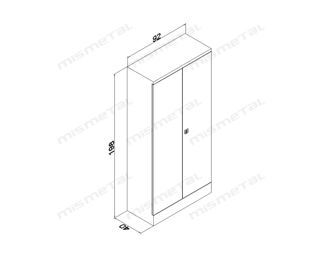 198’lik Dosya Dolabı teknik