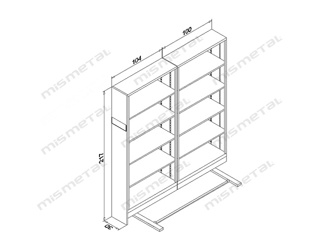 2’li Yarım Sabit Arşiv Sistemi teknik