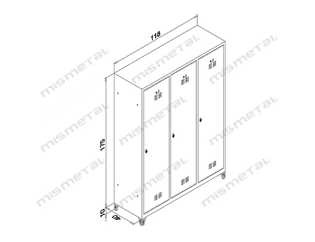 3 Door - Flush Door Locker teknik