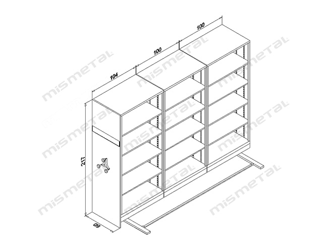 Trible Flywheel, Without Door Archive System teknik