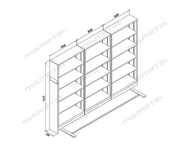 3’lü Yarım Sabit Arşiv Sistemi teknik
