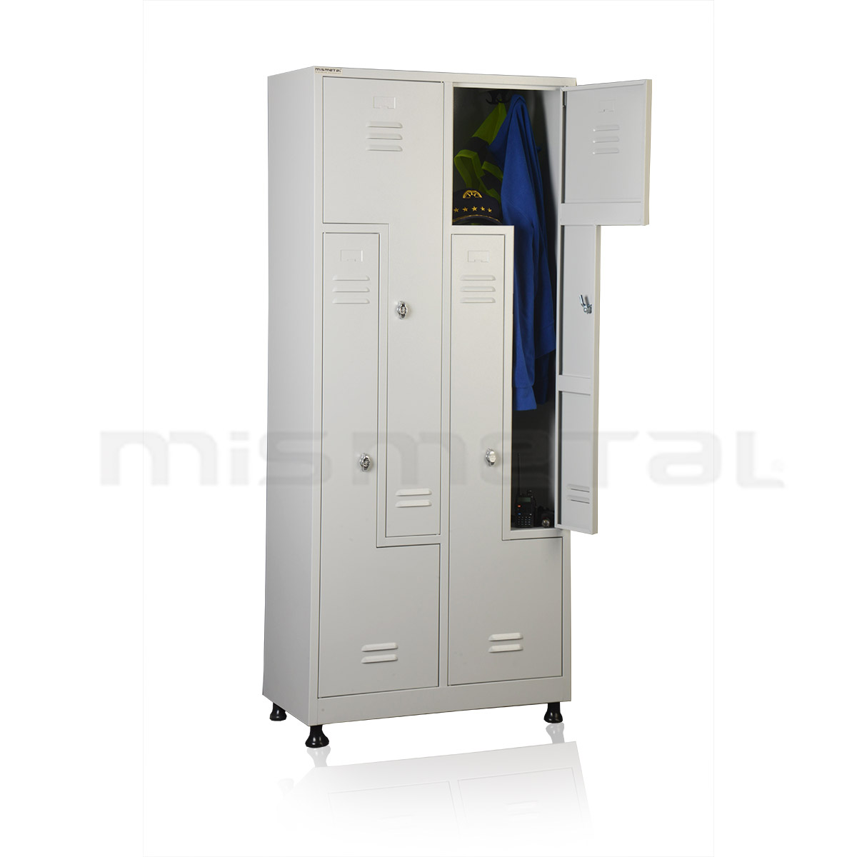 4 Door - Flush Door Z Type Locker teknik