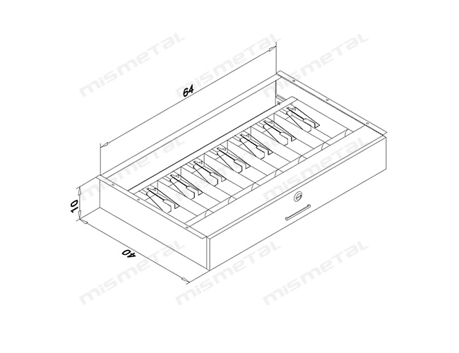 7 Bölmeli Para Çekmecesi teknik