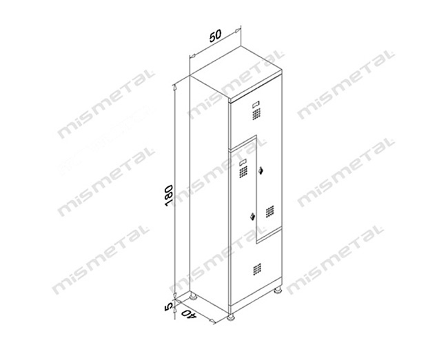 2-Door - Z Type Locker teknik